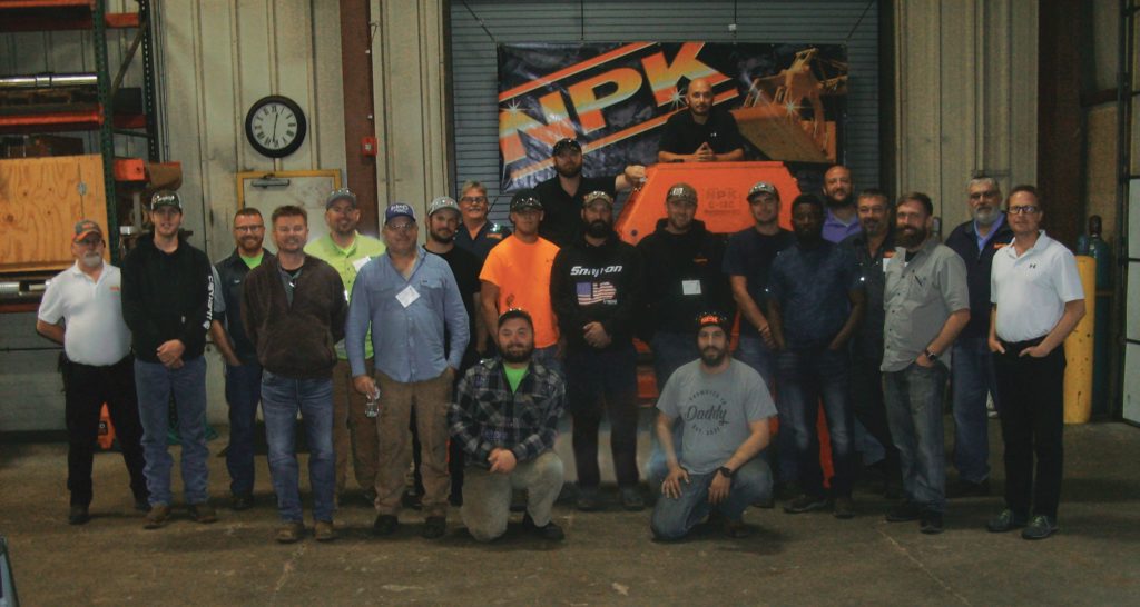 Team Triad Machinery Employees Group Photo