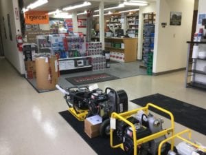 Interior of the Heavy Machinery Sales and Equipment Rental Tacoma branch